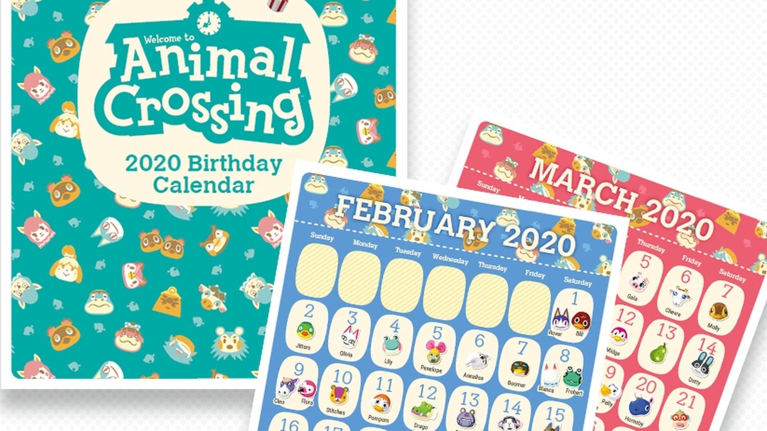 Nintendo Releases Printable Animal Crossing Birthday