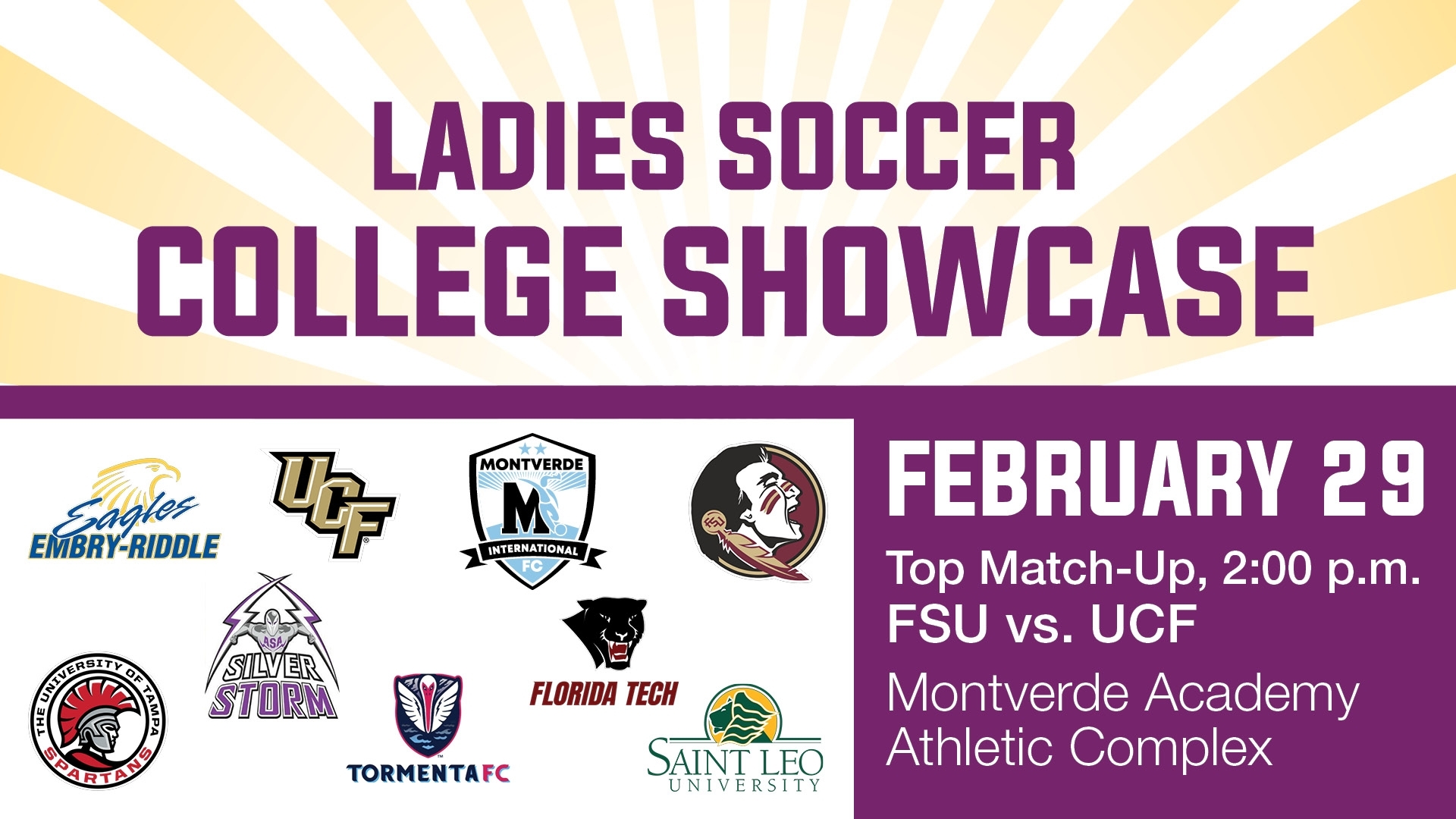 The 2020 Ladies Soccer College Showcase - Montverde Academy