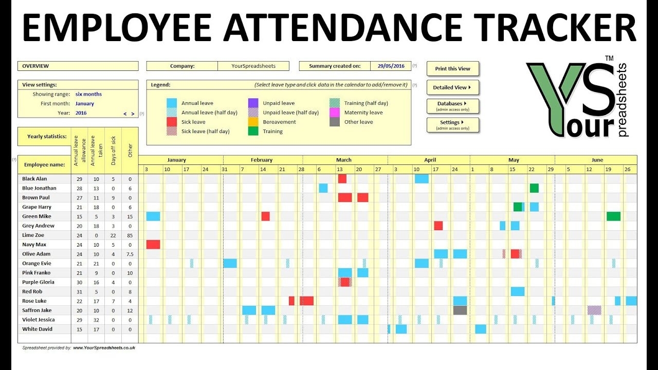 Employee Vacation Accrual Template How To Create On Excel Calendar