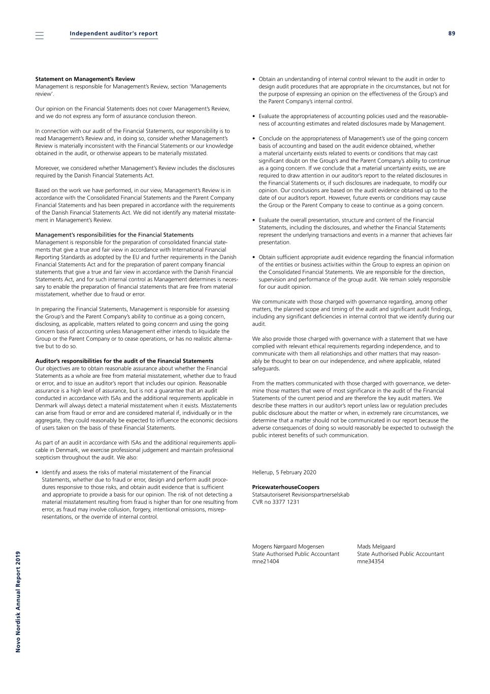 Form 6-K Novo Nordisk A S For: Dec 31