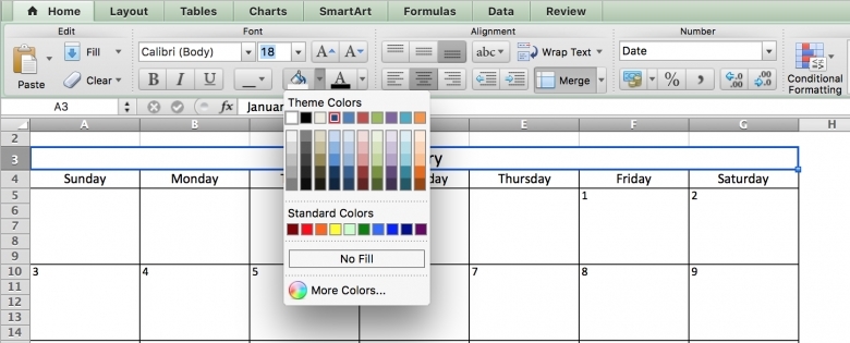 Inserting Calendar Drop Down In Excel 2016 :-Free Calendar Template