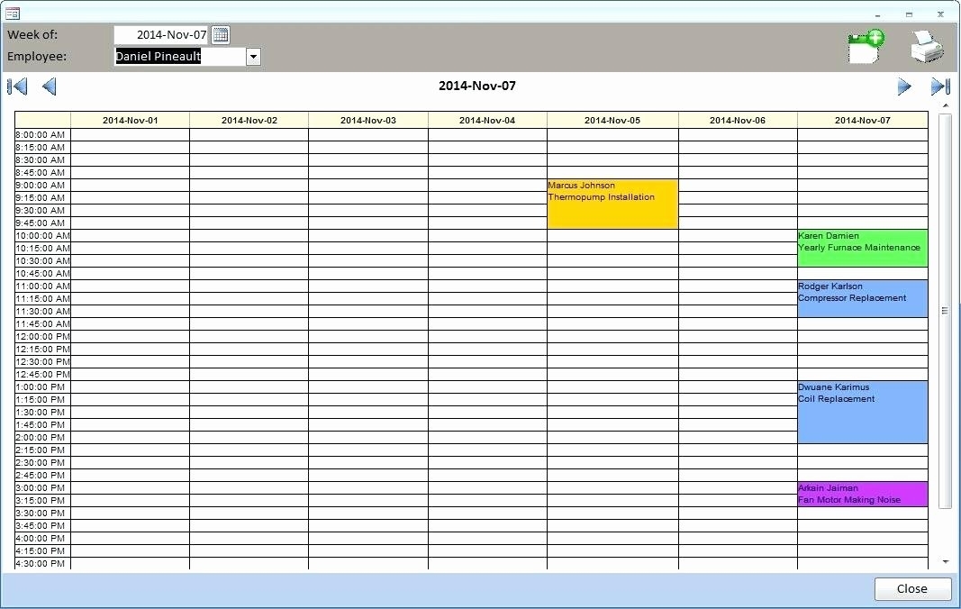 Lovely Microsoft Access Schedule Template | Audiopinions Document Template