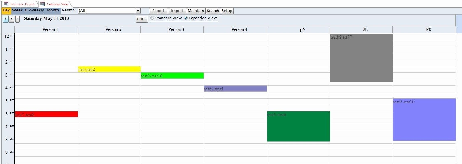 Microsoft Access Scheduling Template Best Of Enhanced Calendar Scheduling Database Template In