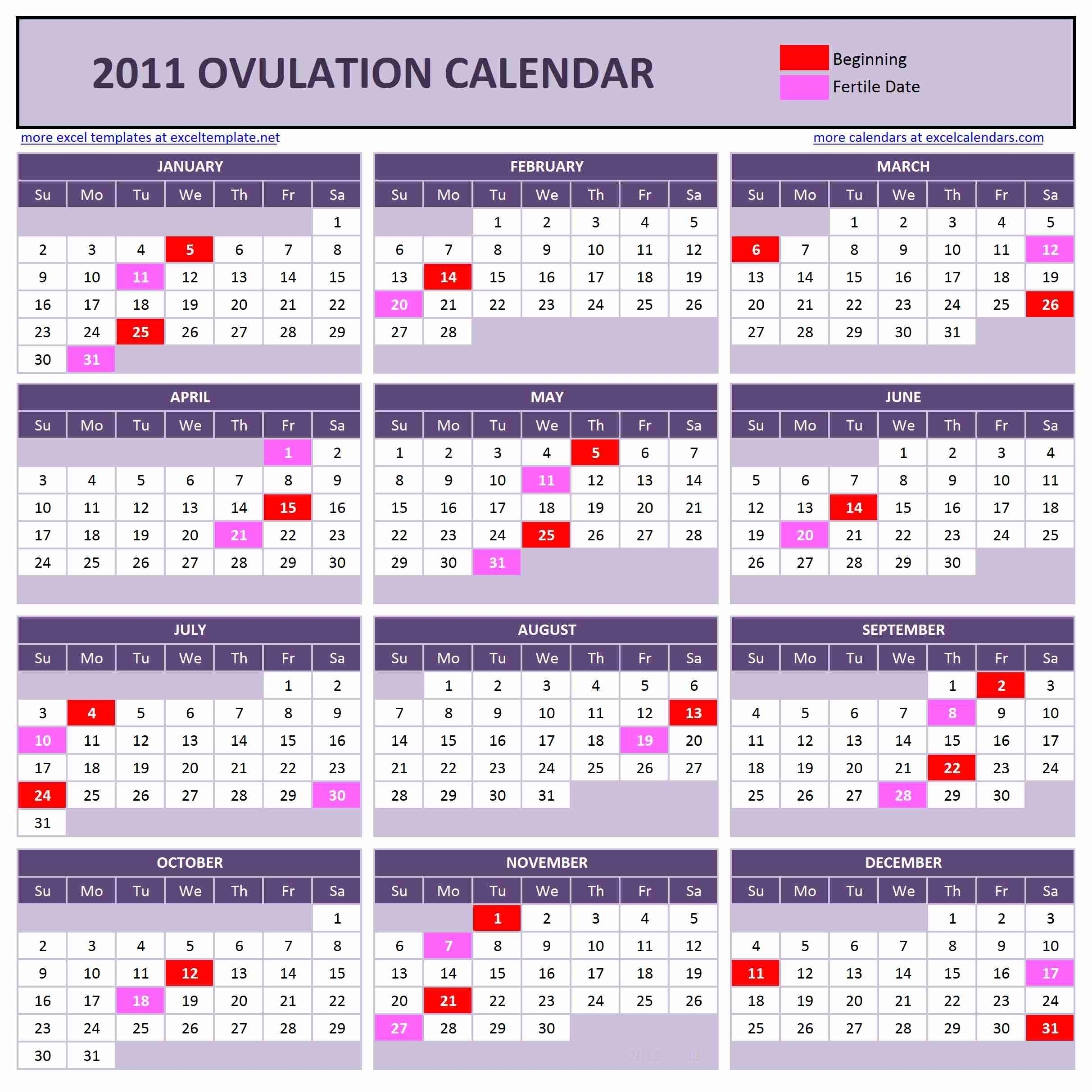 Ovulation Calendar 3 Week Cycle | Ten Free Printable Calendar 2020-2021