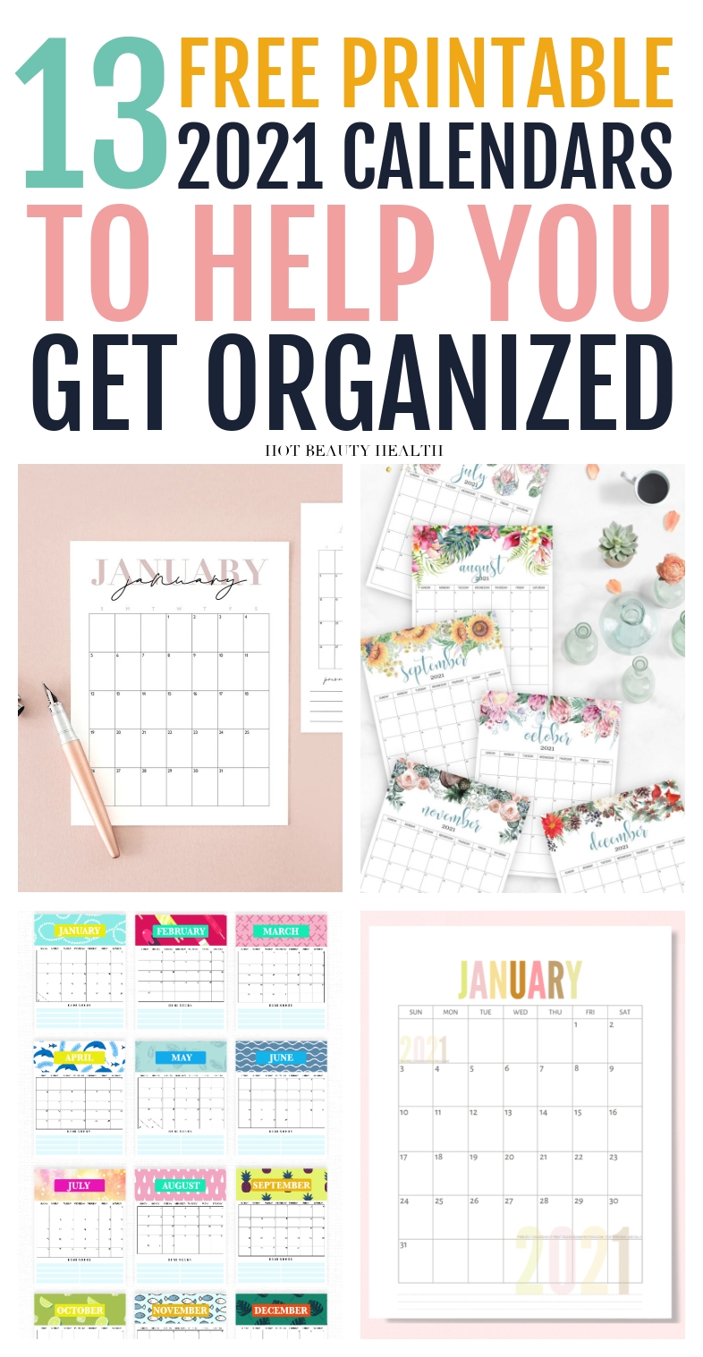 13 Cute Free Printable Calendars For 2021 You&#039;Ll Love - Hot