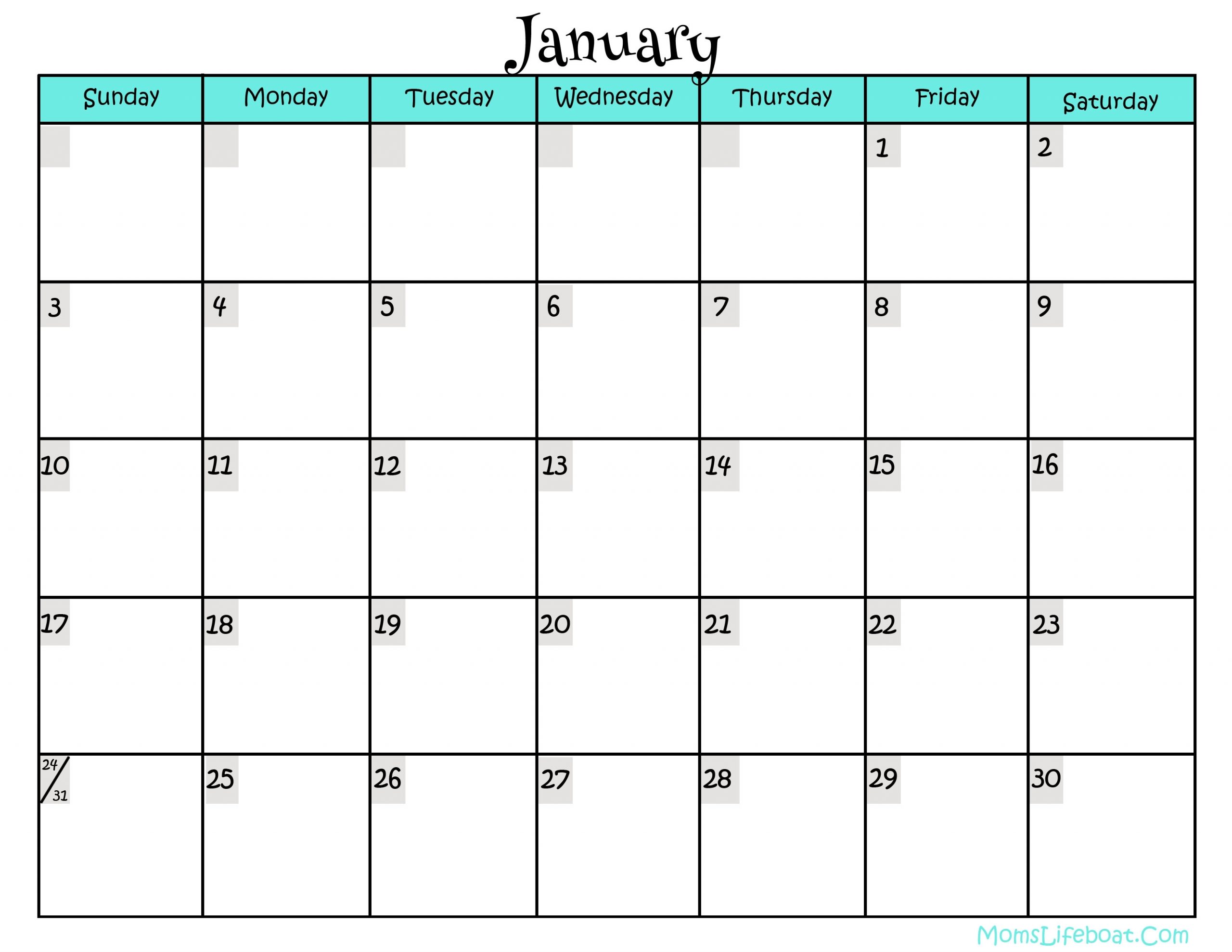 2016 Calendar - Free Printable