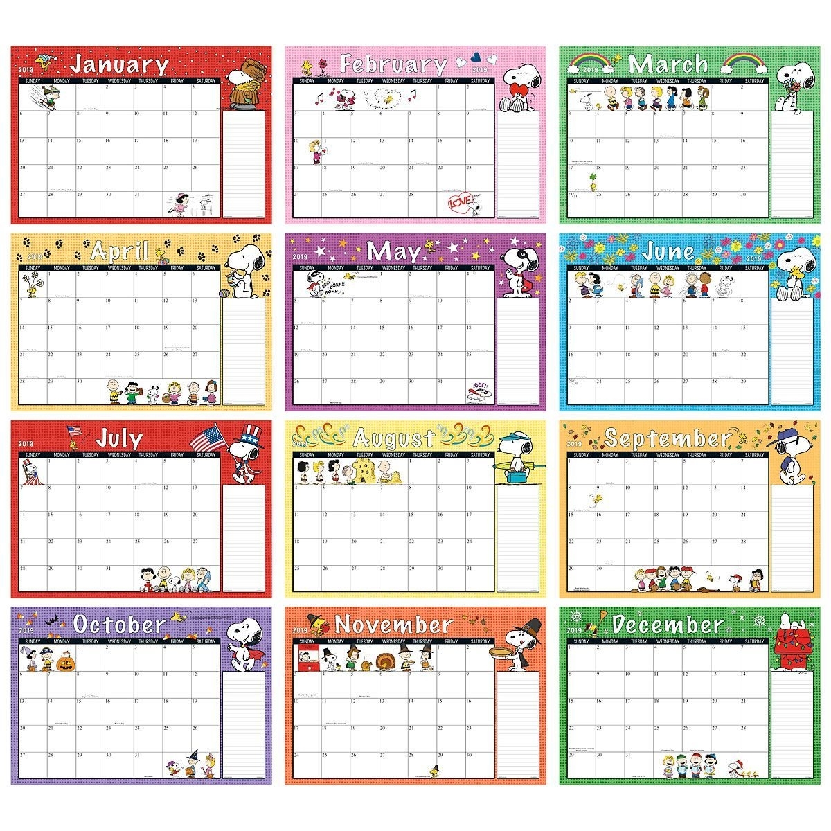 2019-2020 Peanuts® Calendar Pad | Current Catalog | Planner
