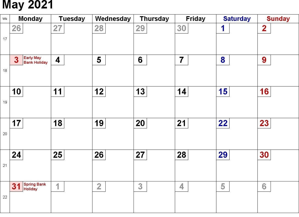 2021 Calendar With Week Numbers Free 365 Days | Free