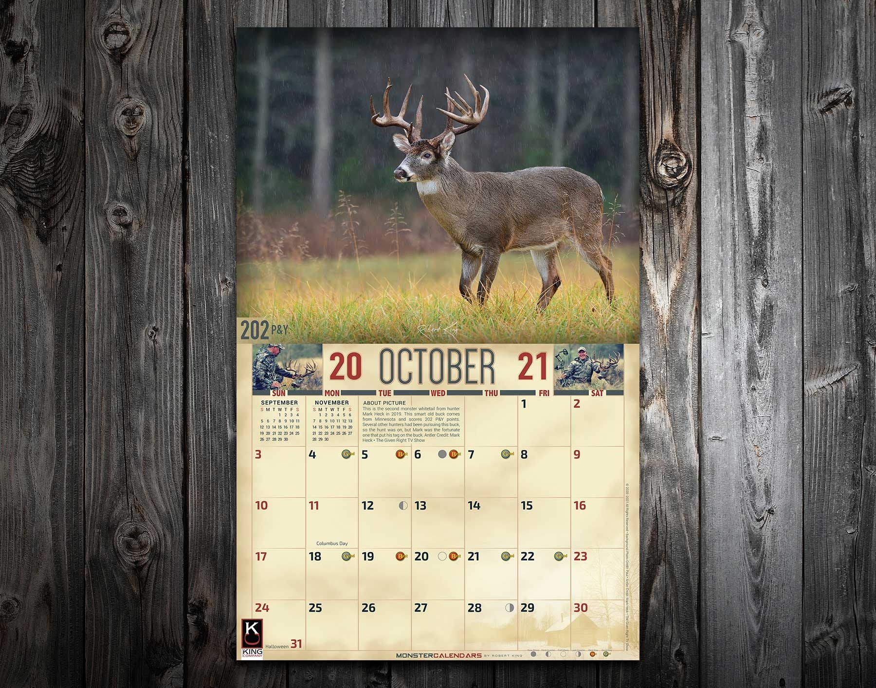 2021 Monster Whitetail Calendar