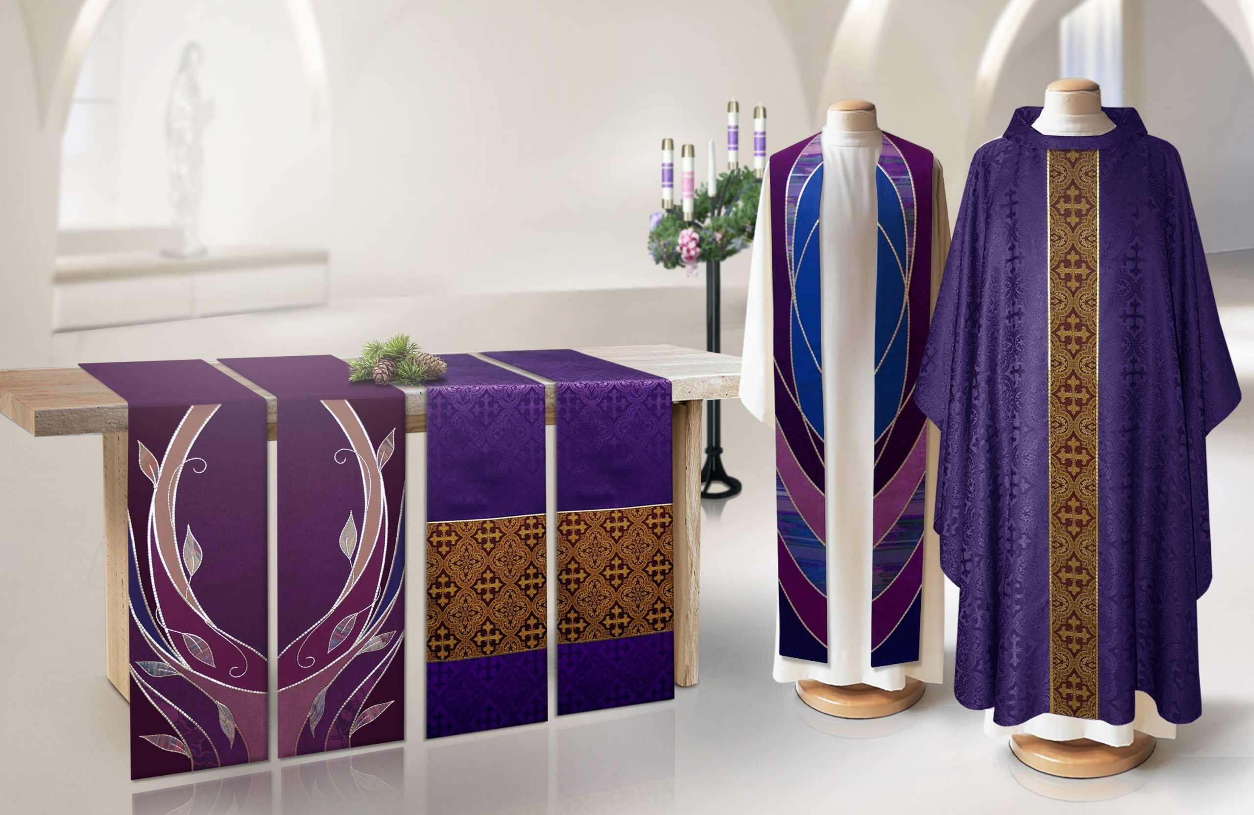 Advent Altar Parament And Vestment Collection | Church