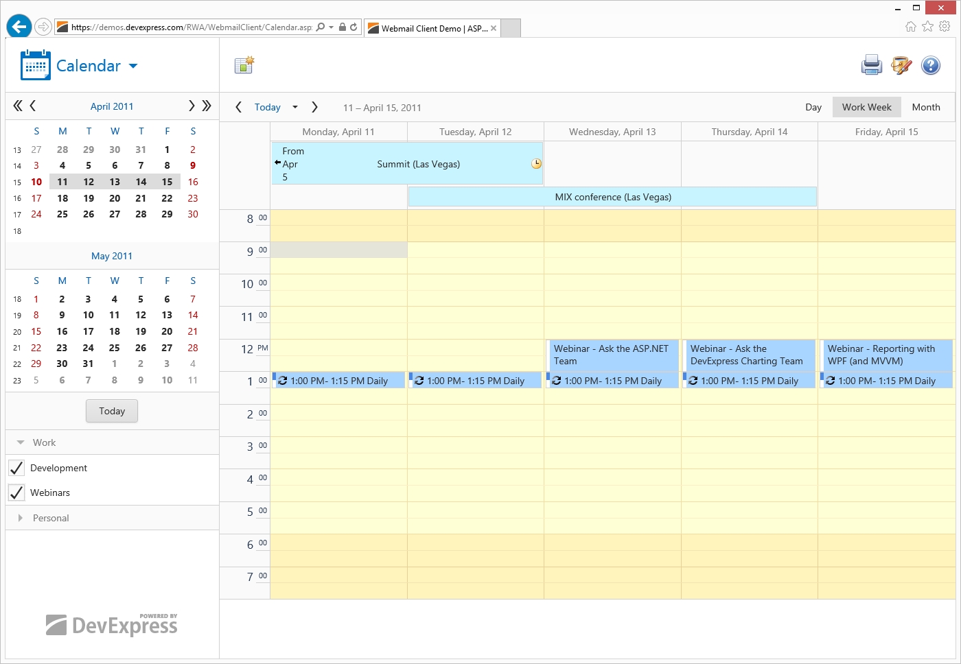 Asp Scheduler - Web Forms And Mvc | Devexpress