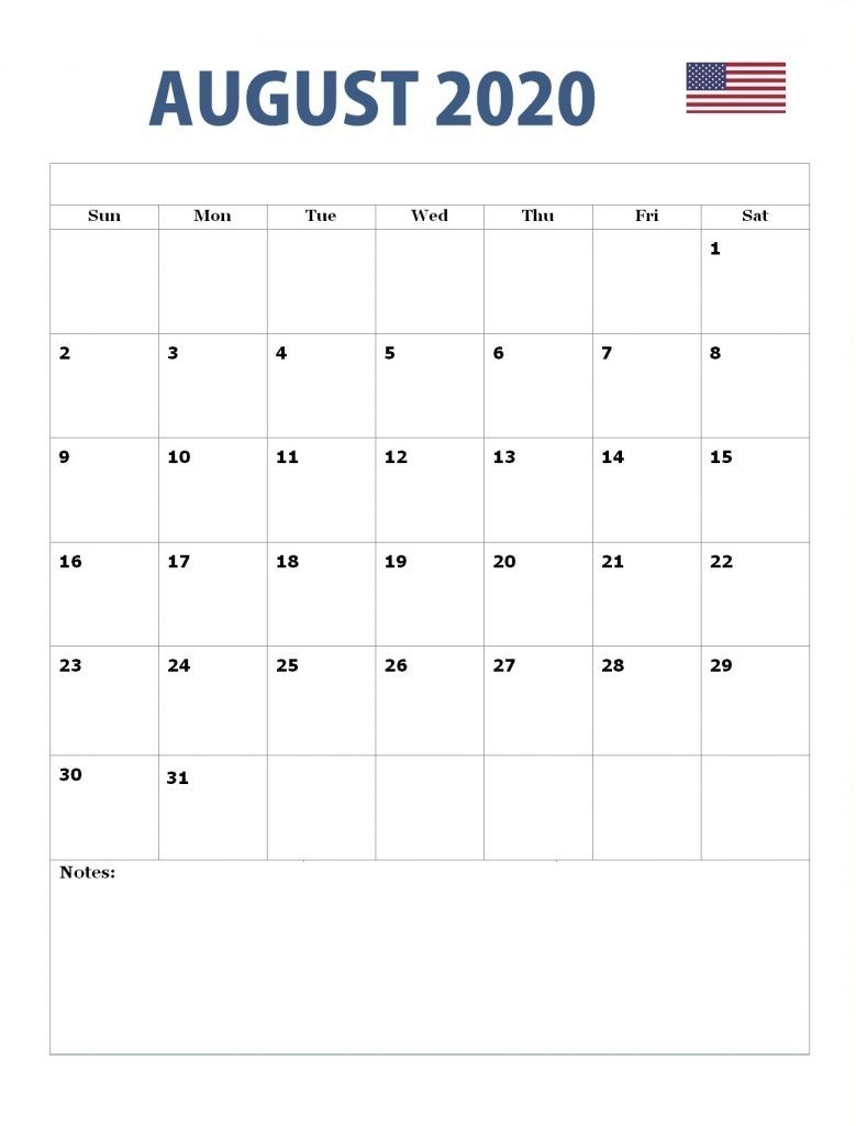 August 2020 Usa Holidays Calendar | Usa Holidays, Holiday