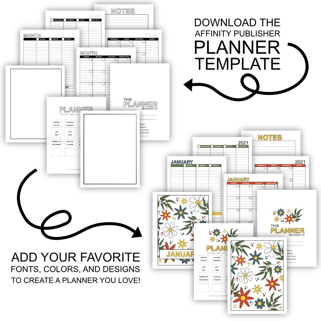 Build A Planner - The Easy Way! In 2020 | Planner Template