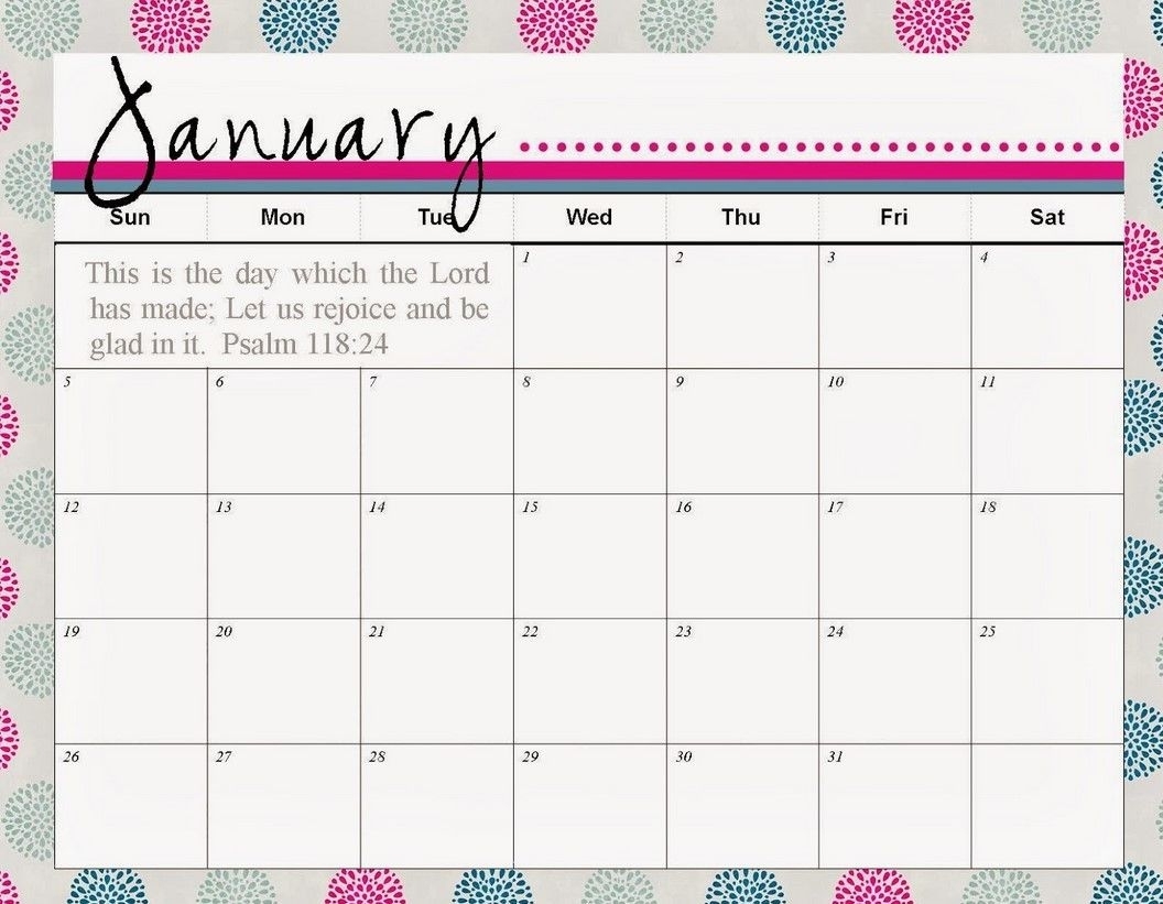 Calendar Template January 1 Things You Should Know About
