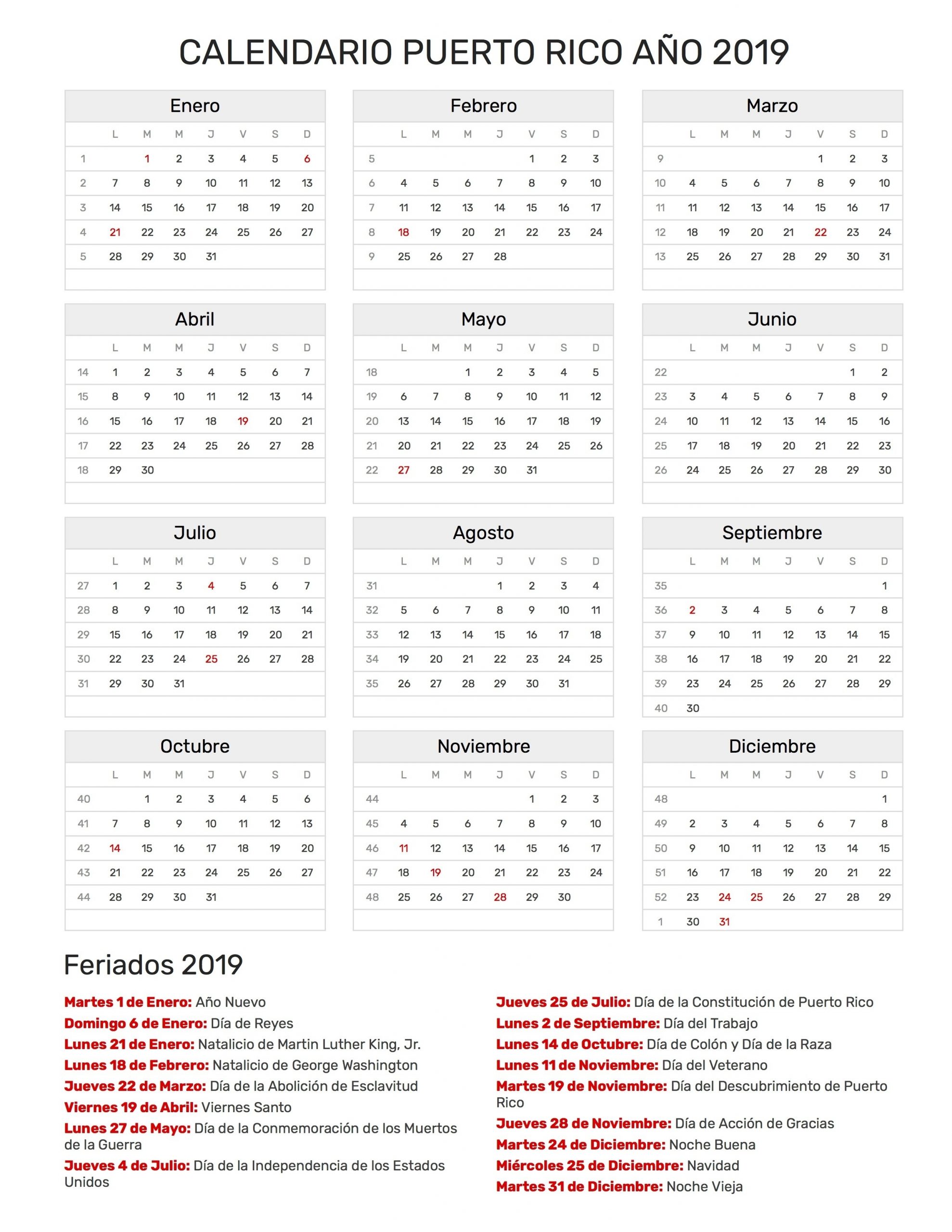 Calendario 2024 Puerto Rico Para Imprimir Top Amazing List of School