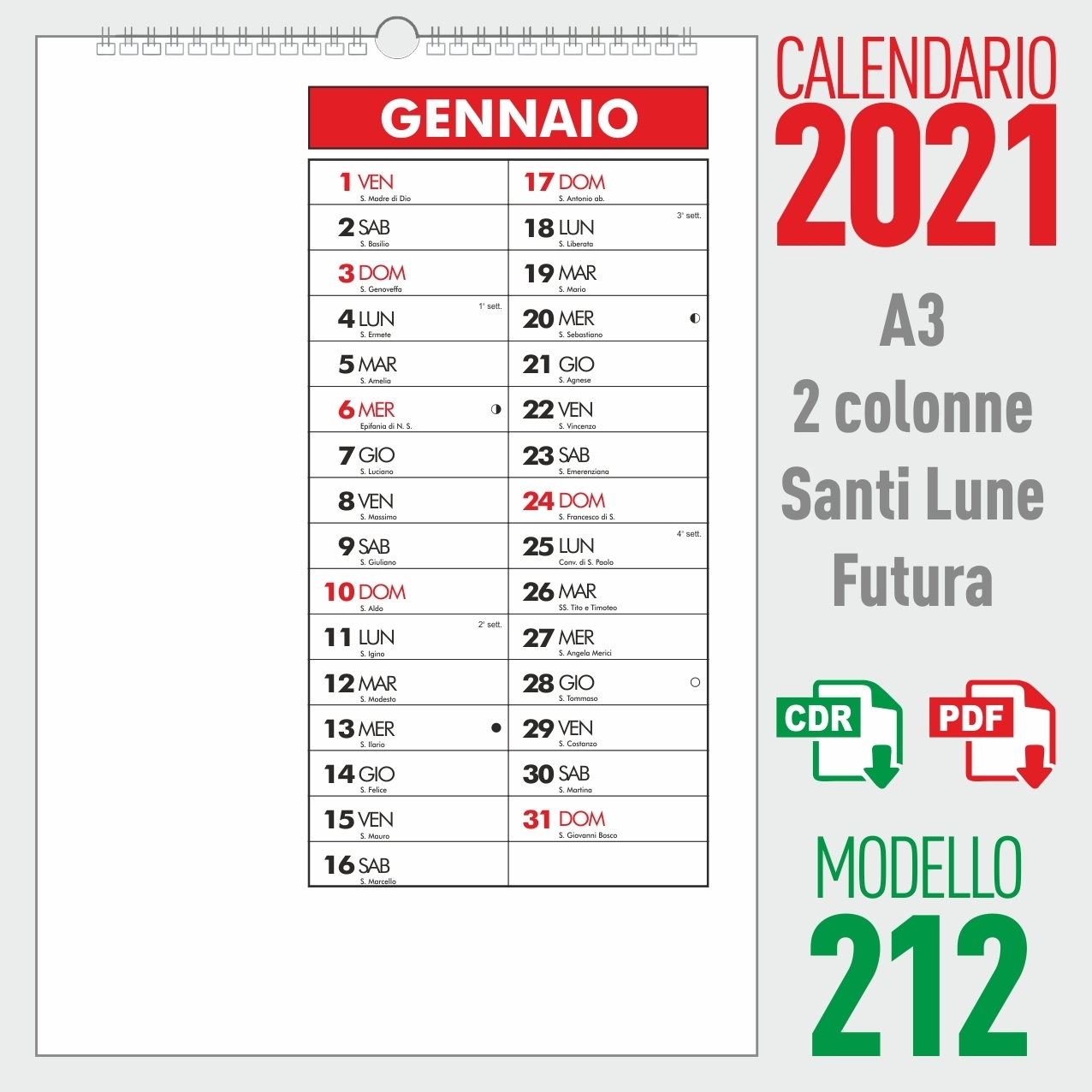 Calendario 2022 Mesi – Calendario Mensile Vettoriale