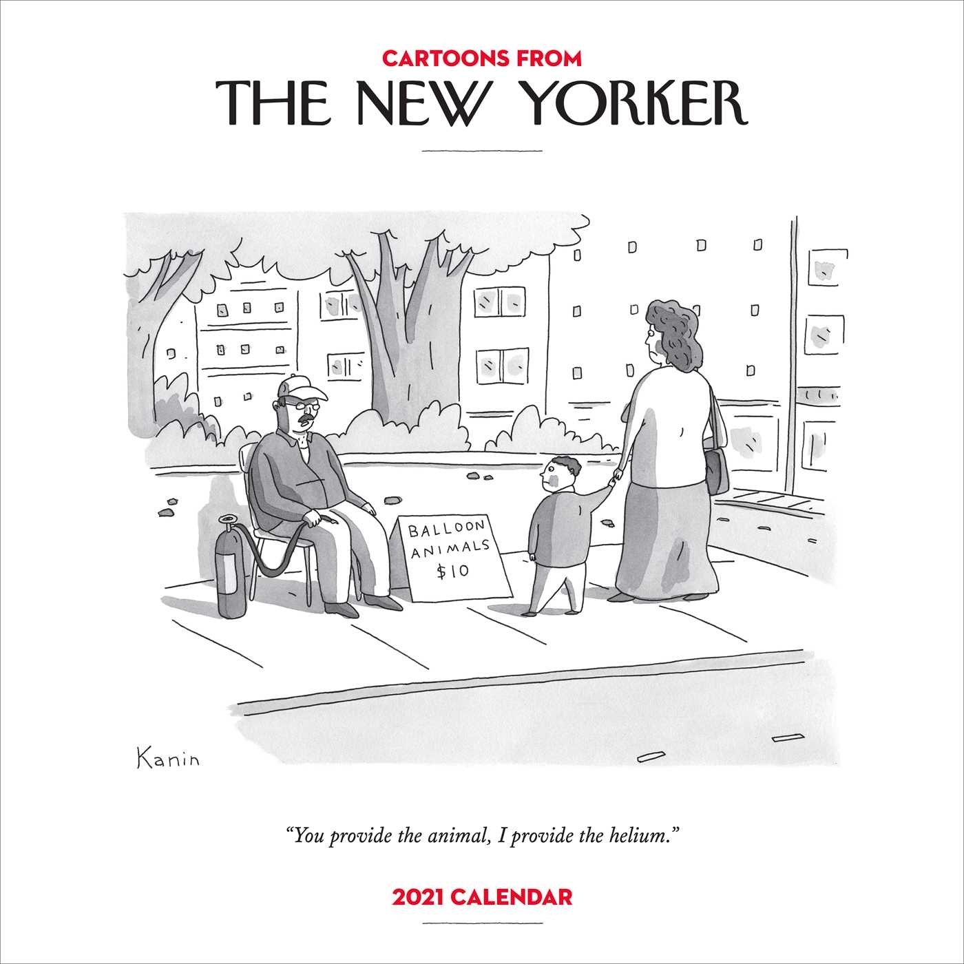 Cartoons From The New Yorker 2021 Wall Calendar - Book