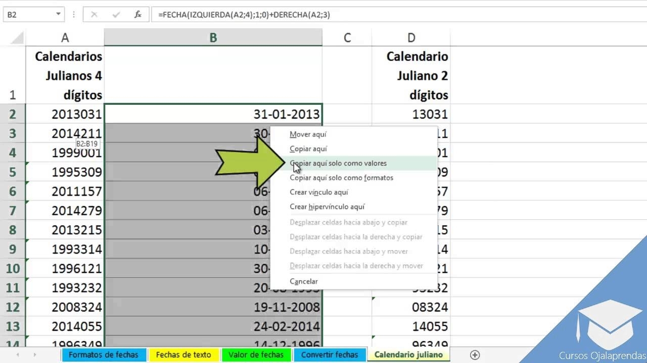 Clase 12 - Convertir Calendario Juliano A Gregoriano