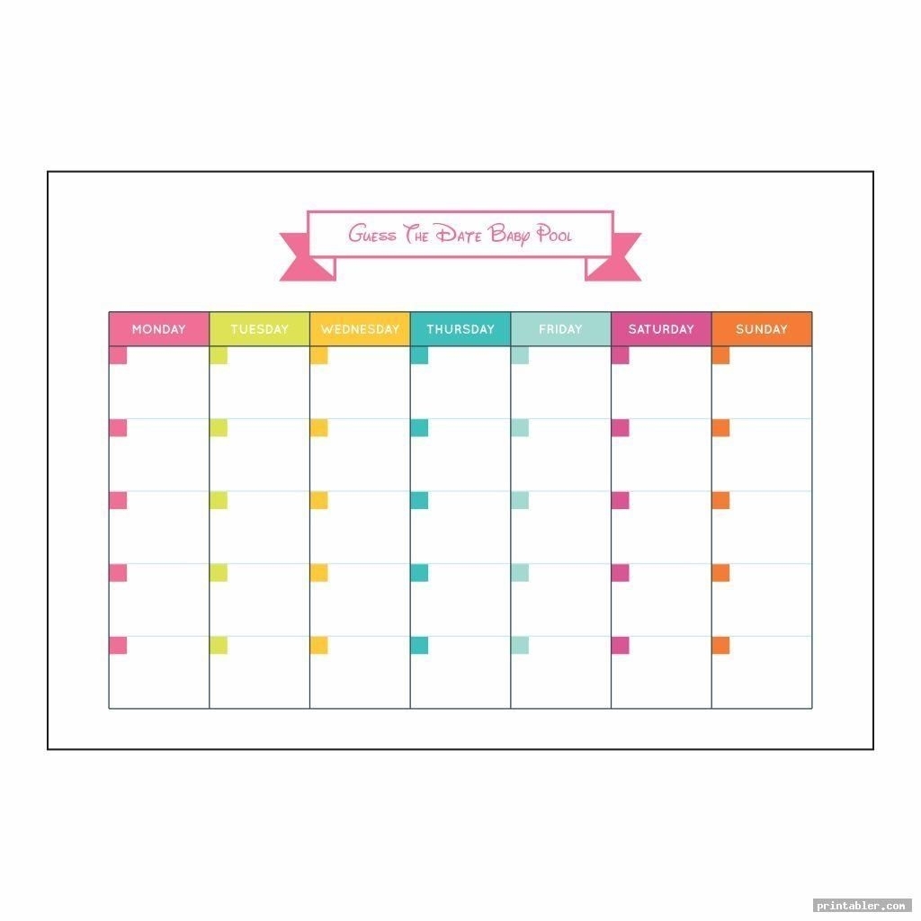 Create Your Free Baby Pool Template Printable In 2020 | Baby