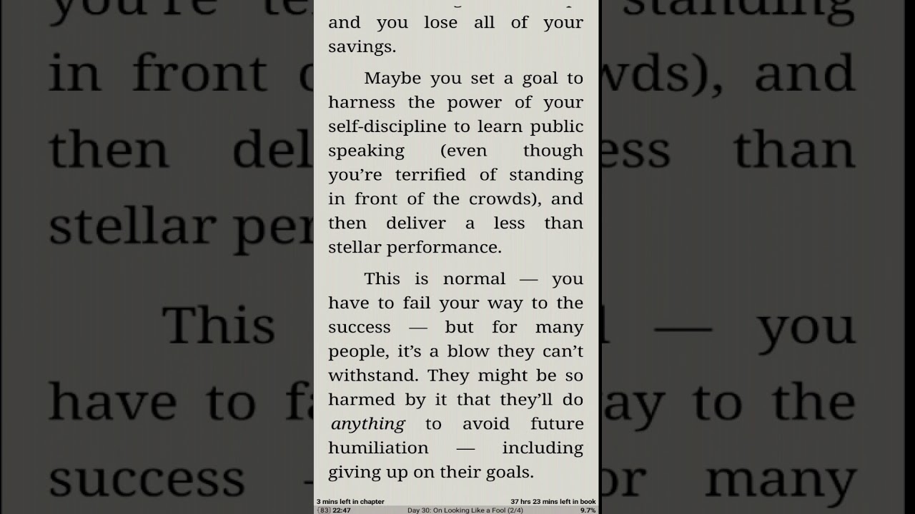 Day 30 - To 365 Days Of Reading 365 Days With Discipline By