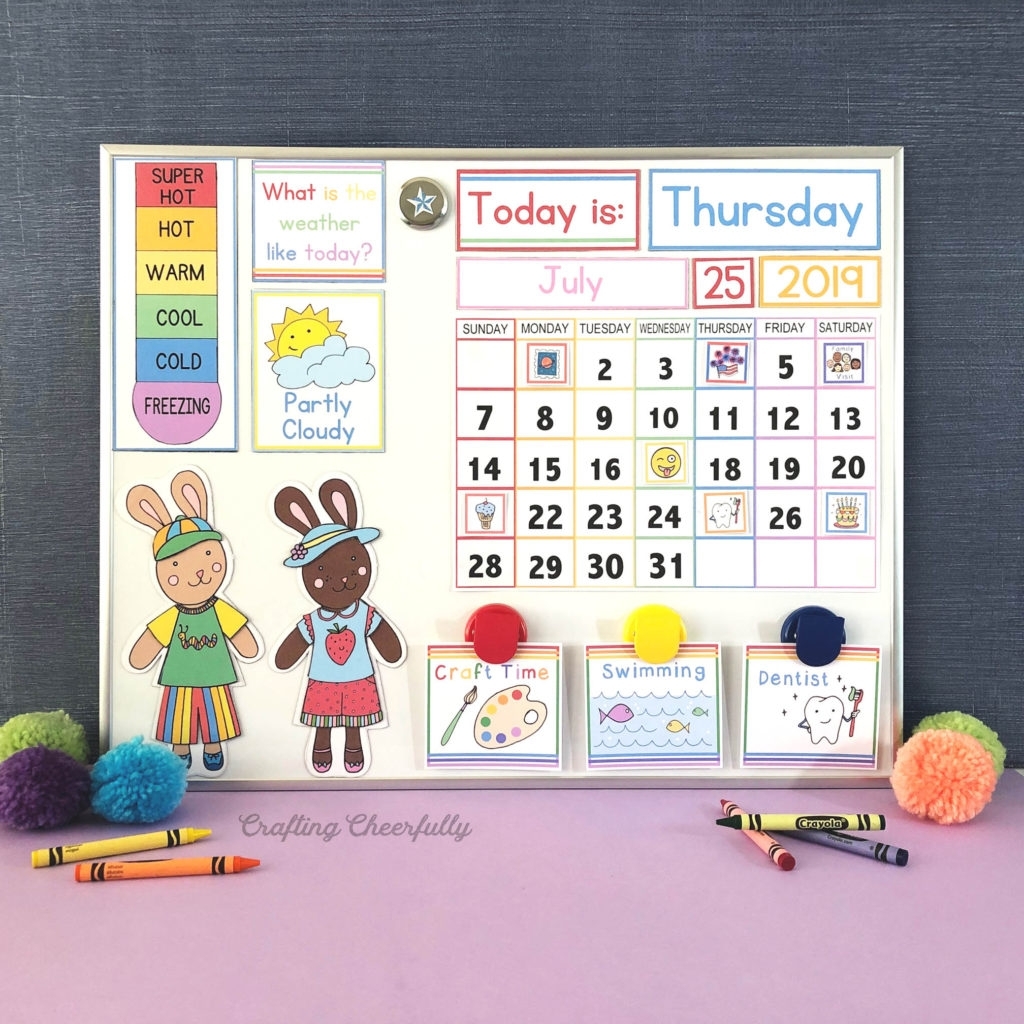 Diy Children&#039;S Calendar How To Create A Handmade Calendar