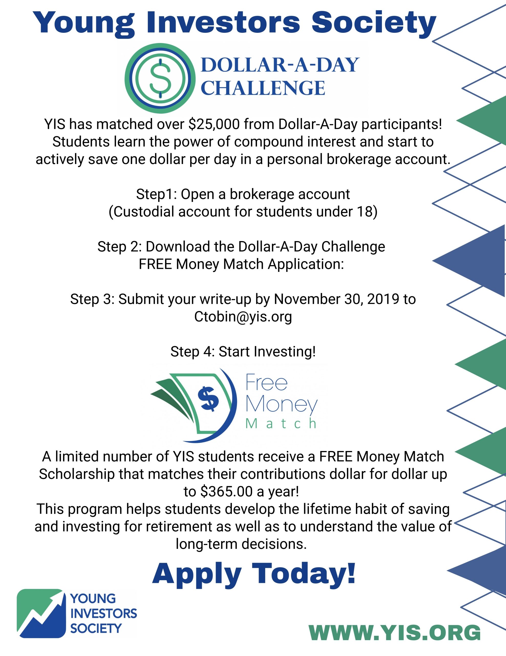 Dollar-A-Day Challenge - Young Investors Society