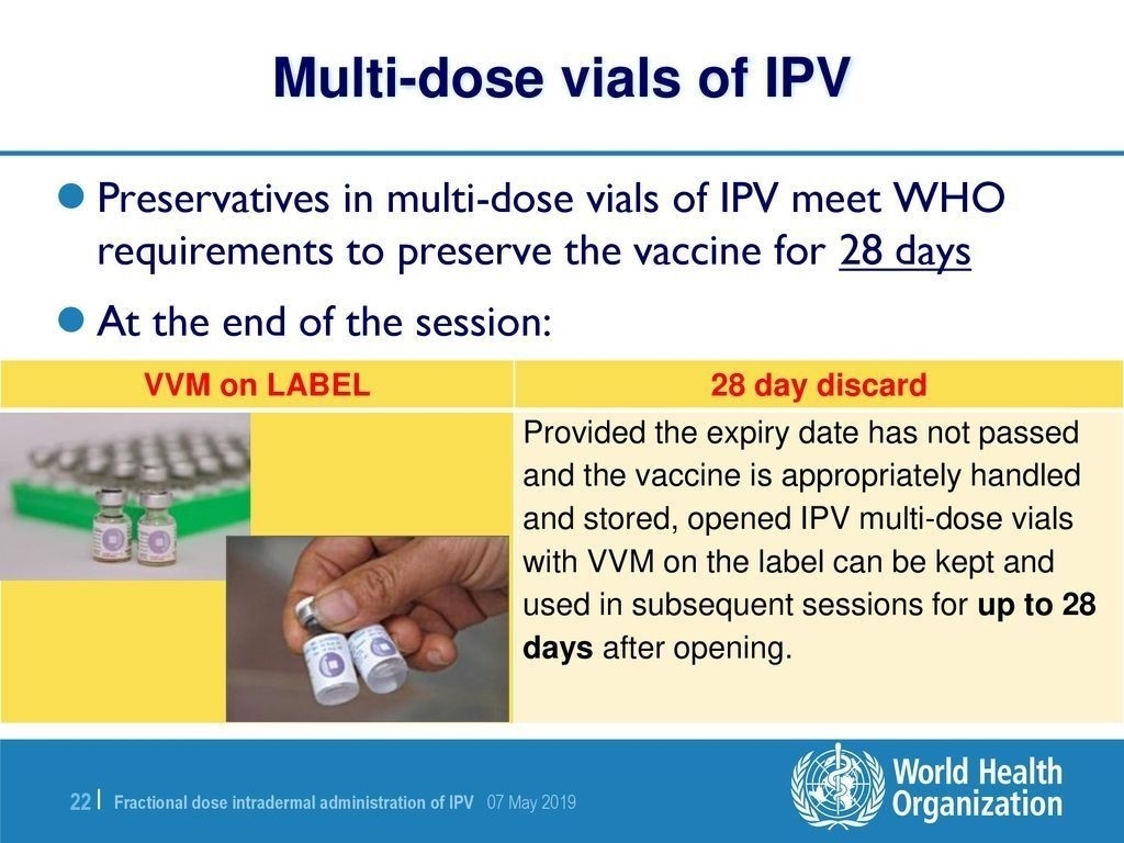 Effective 28 Day Multi Dose Vial Expiration Date In 2020