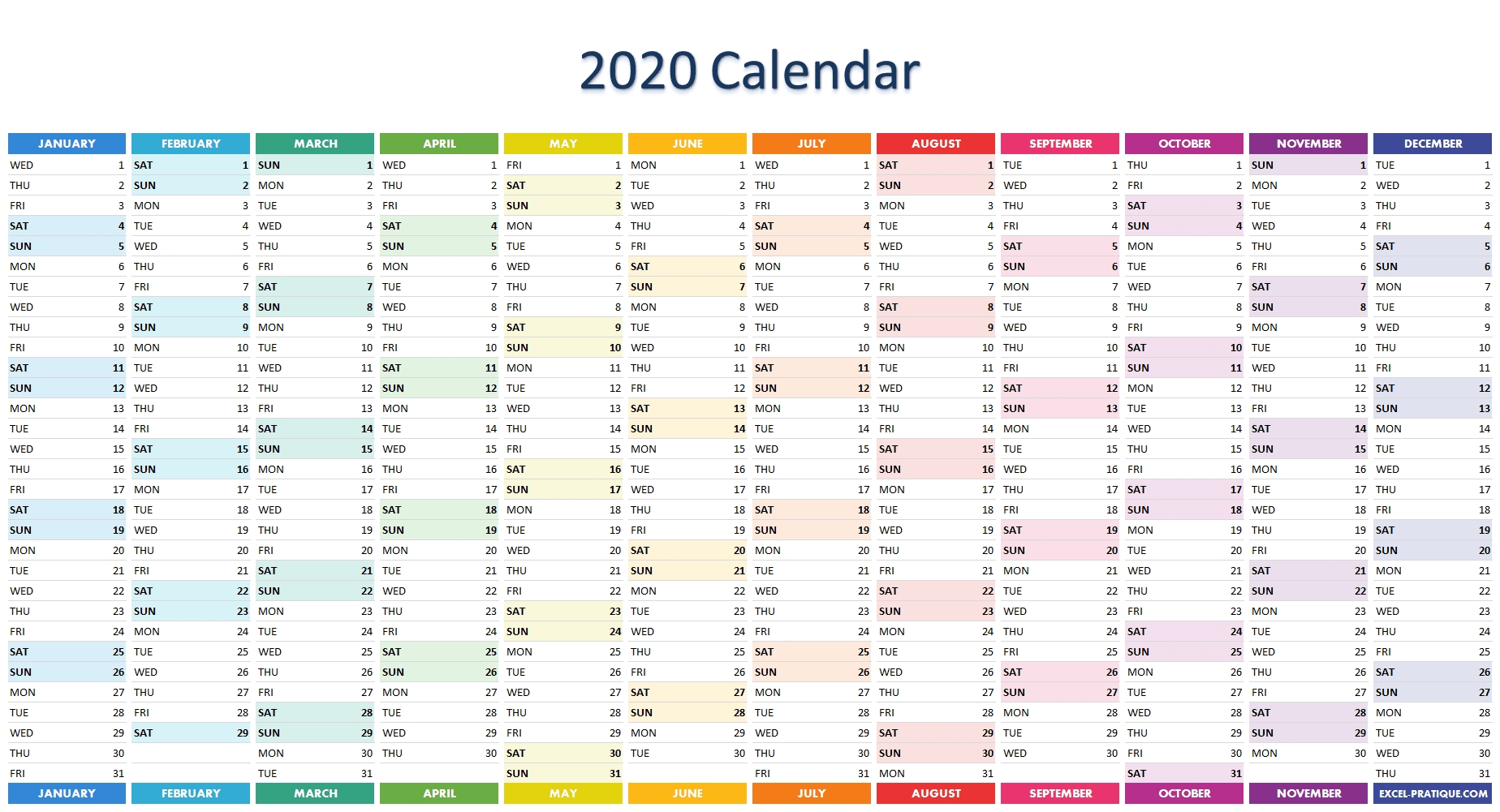 Excel Applications &quot;Calendars&quot;