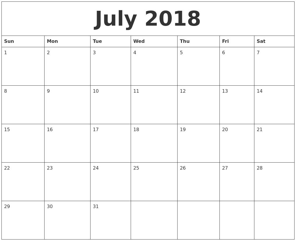 Extraordinary Blank Calendar Large Squares In 2020