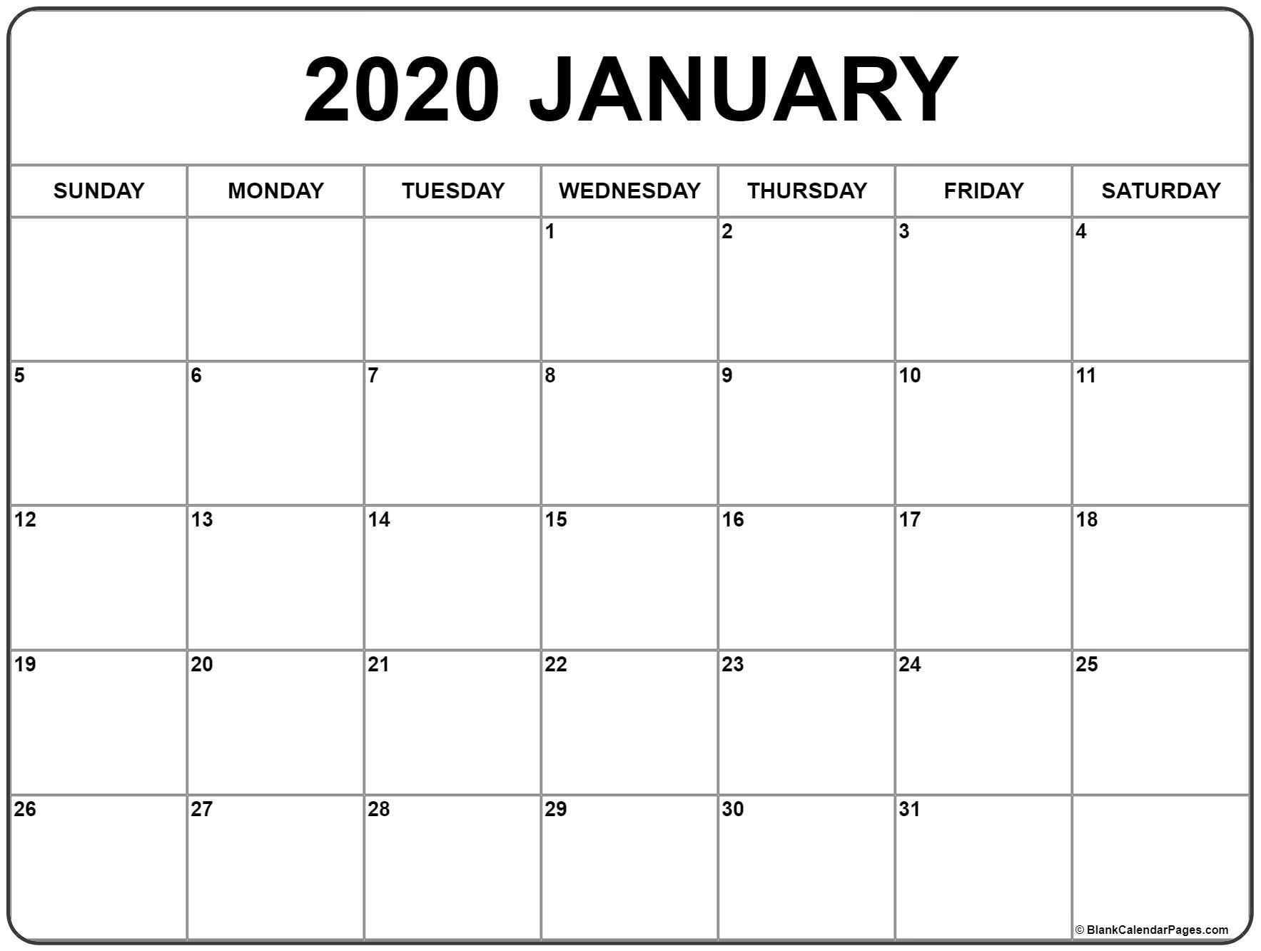Extraordinary Monthly Calendar 2020 Without Weekends In 2020
