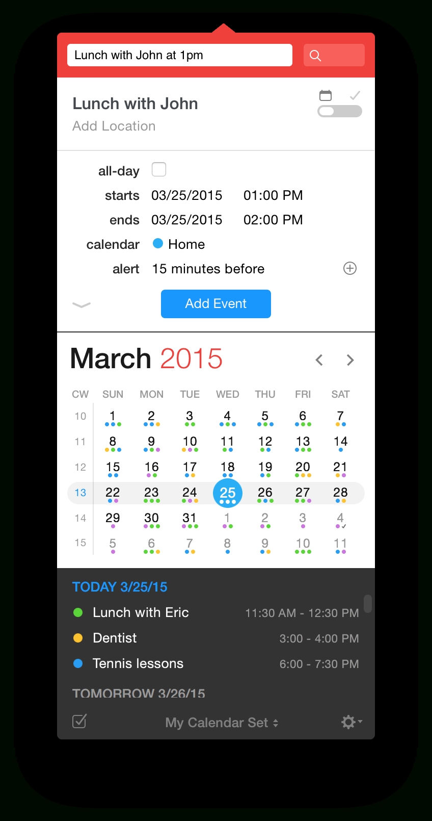 fantastical for mac calendar fantastical for mac calendar