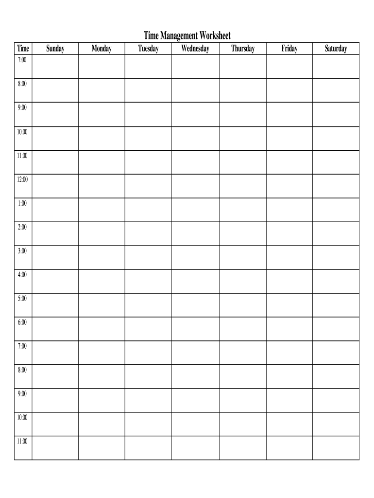 Fillable Weekly Calendar - Fill Online, Printable, Fillable