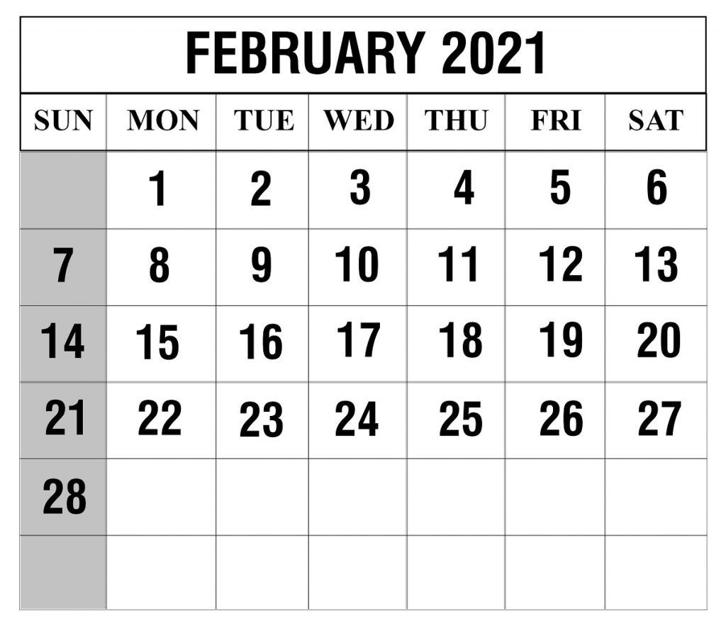 Free Printable 2021 February March Calendar | Calendar