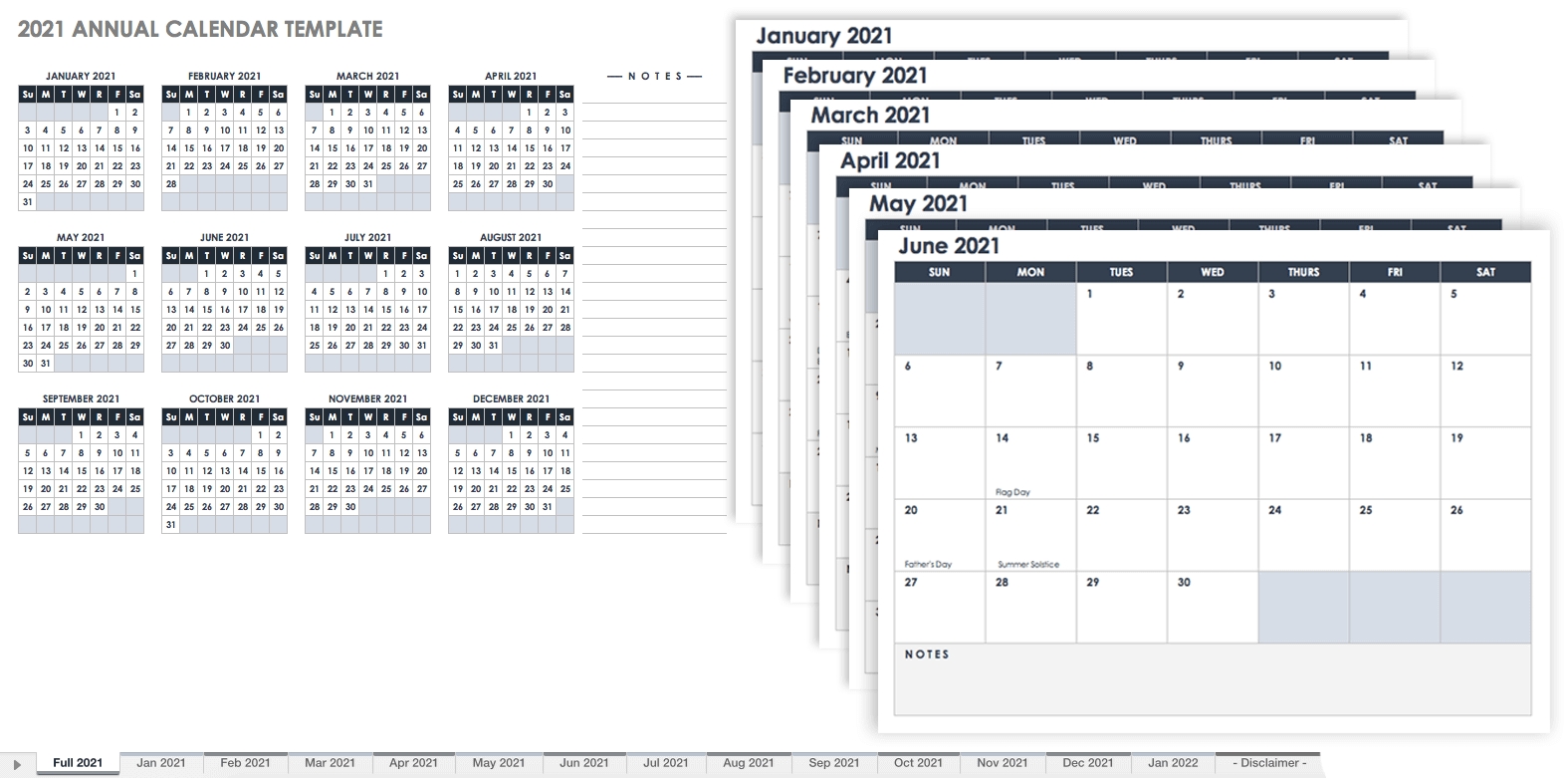 Free, Printable Excel Calendar Templates For 2019 &amp; On