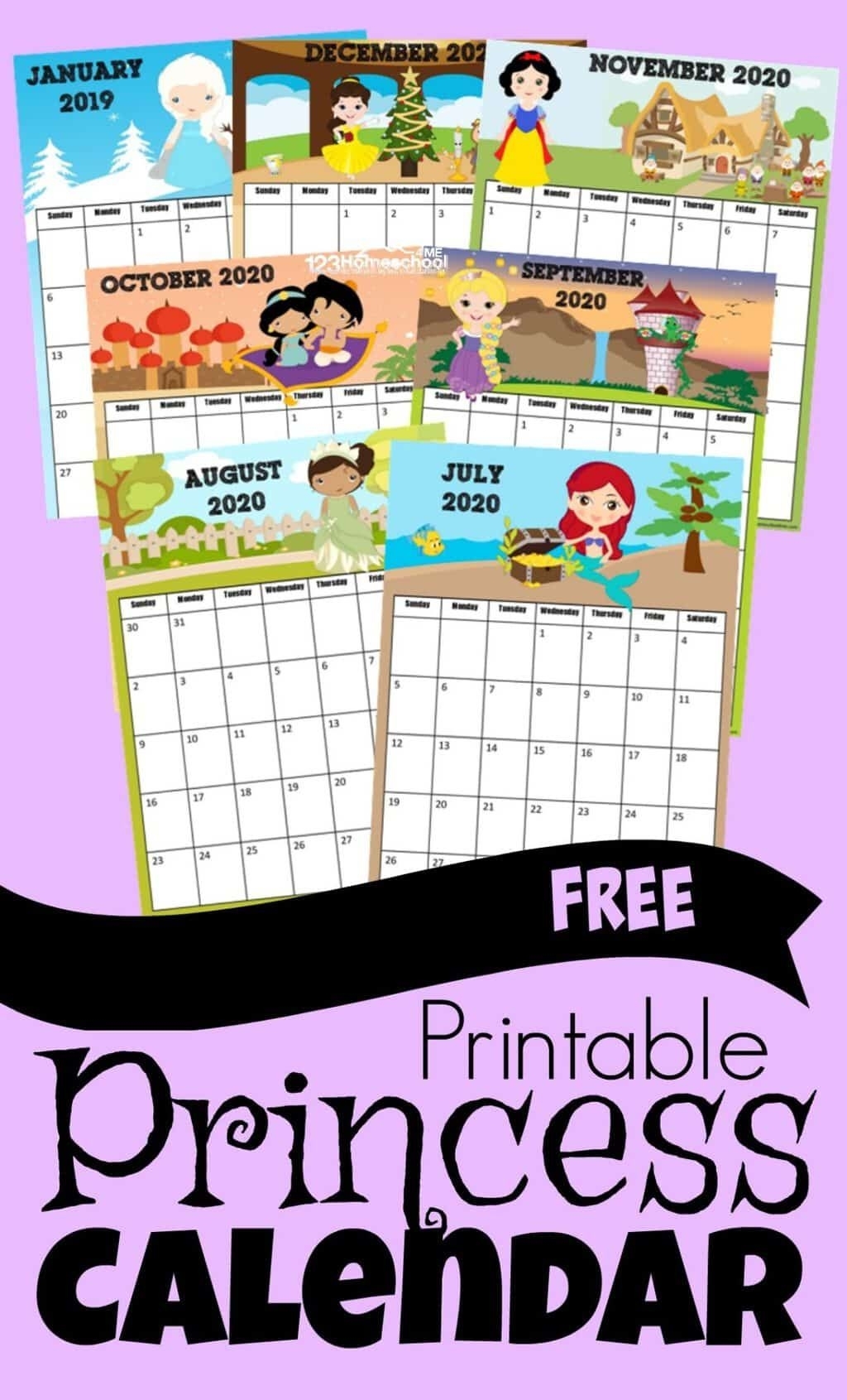 Free Printable Free Printable Disney Calendar 2021 | Kids