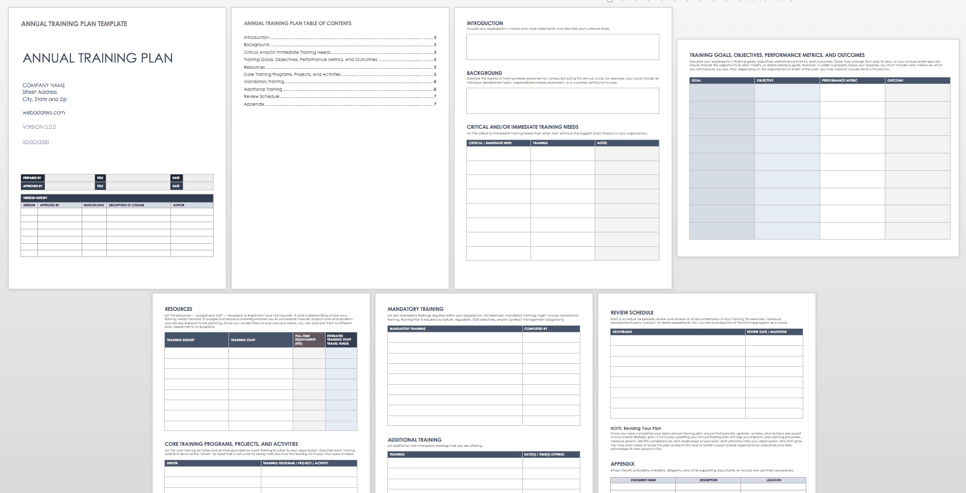 Free Training Plan Templates For Business Use | Smartsheet