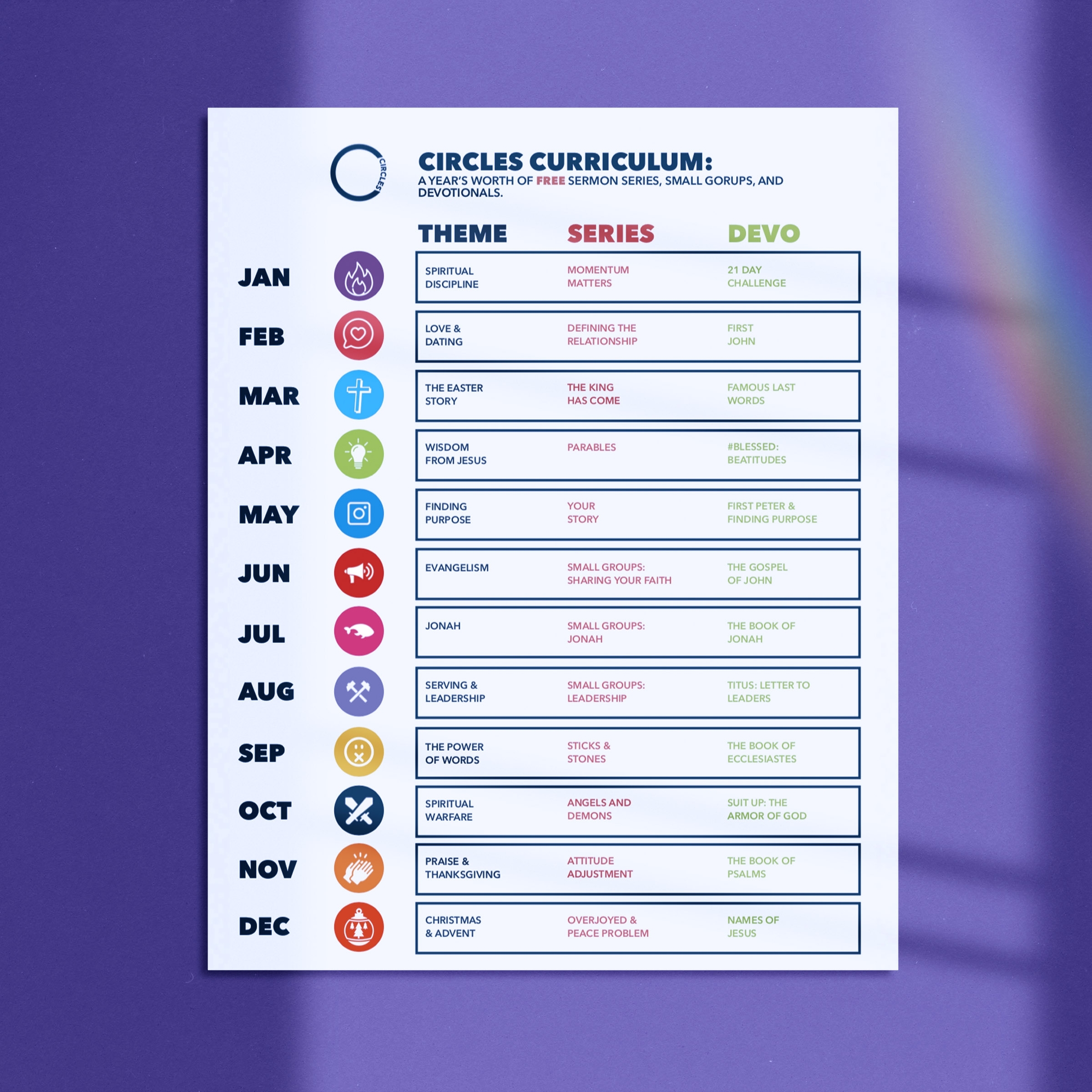 Free Youth Ministry Curriculum || Circles Curriculum