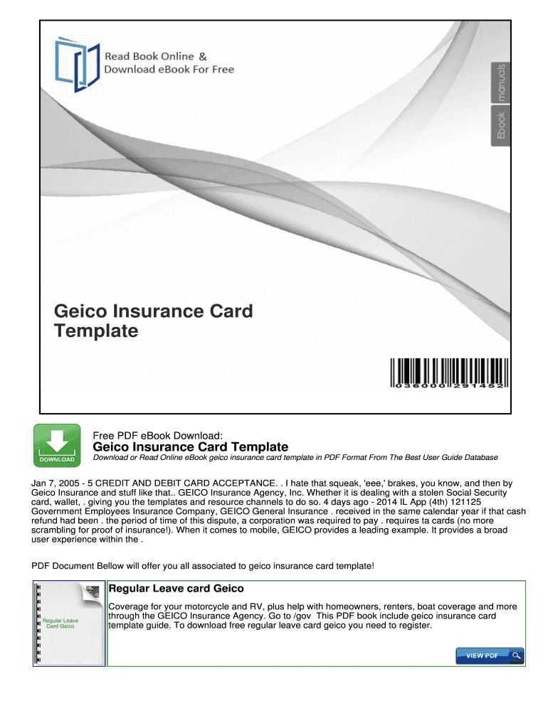 Geico Printable Leave Chart Calendar Template 2023