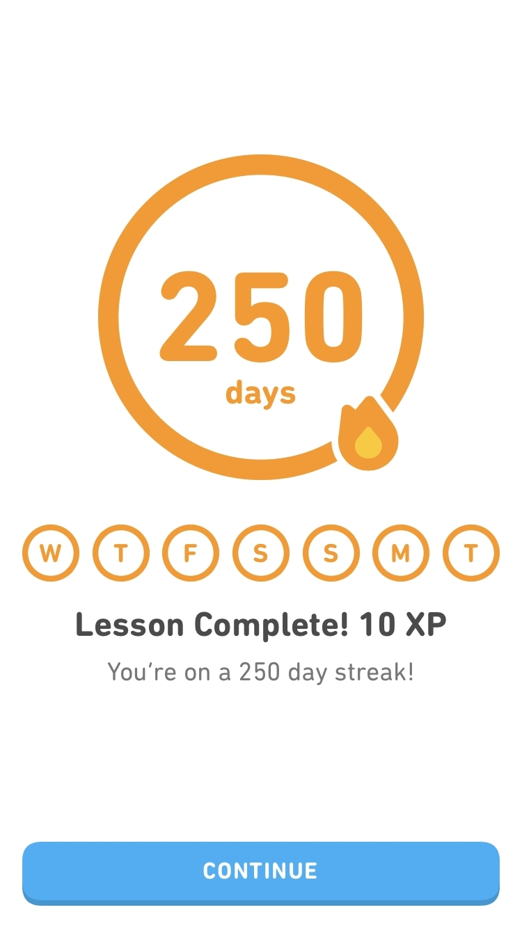 Hit 250 Days Today!!! Longest Streak I&#039;Ve Ever Had So Far