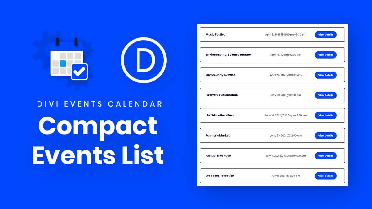 How To Change The Divi Events Calendar Events Feed To