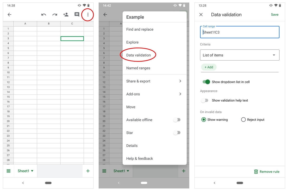 How To Create A Drop-Down List In Google Sheets - Techrepublic