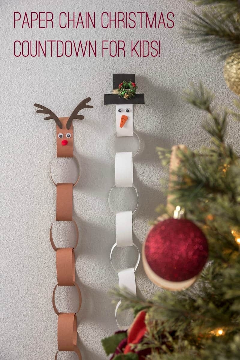 Make An Easy Paper Chain Kids Advent Calendar - Mod Podge Rocks