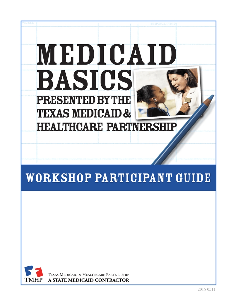 Medicaid Basics Workshop Participant Guide | Manualzz