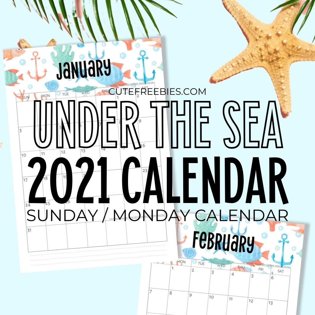 Musings Of An Average Mom: Free Printable 2021 Calendars