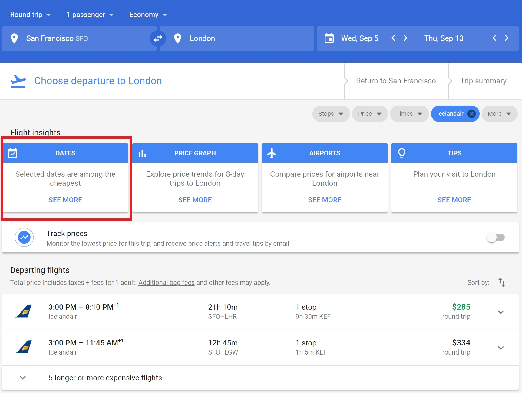 Navigating New Google Flights Fare Calendar, Fare Matrix And