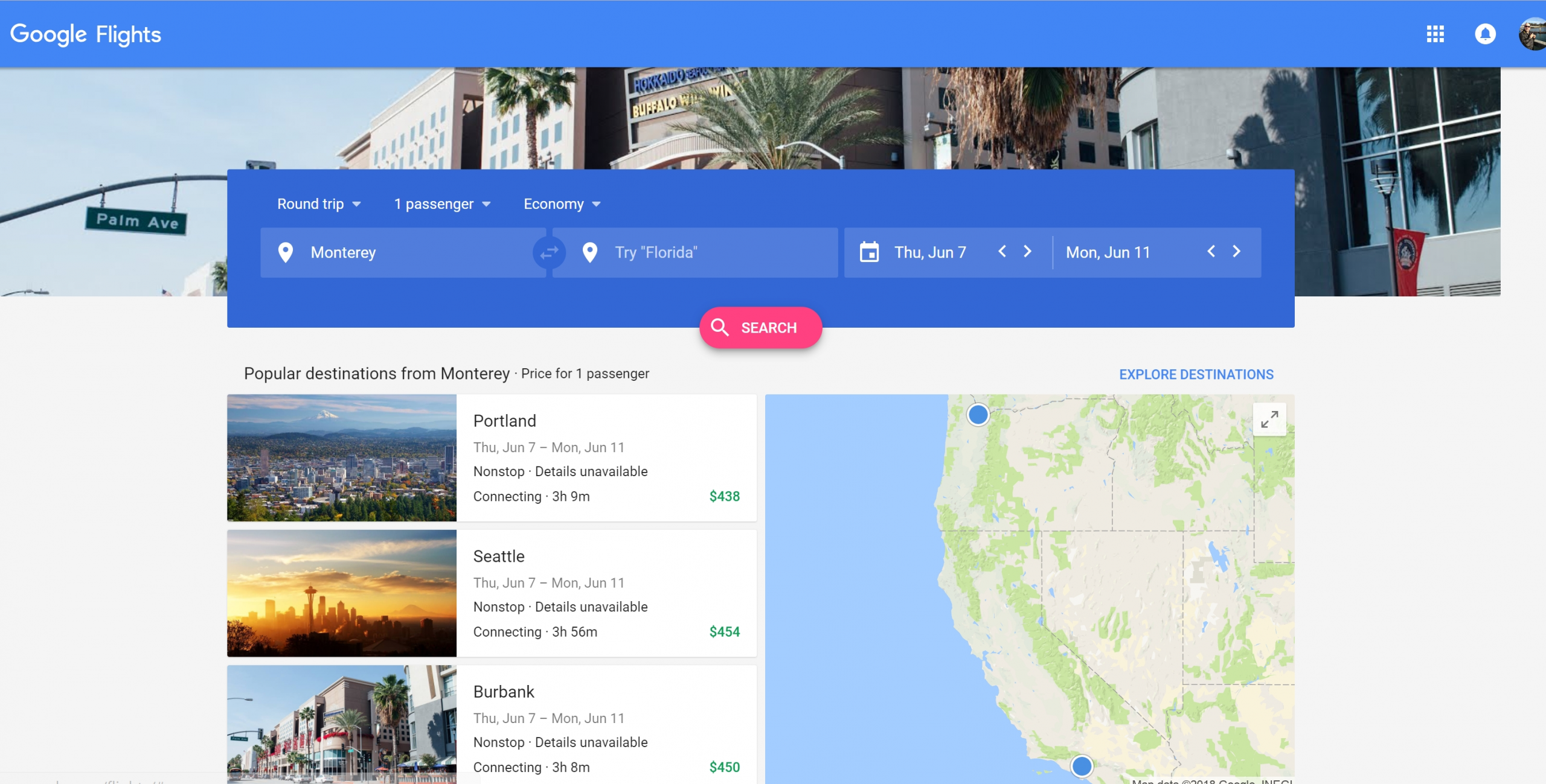 Navigating New Google Flights Fare Calendar, Fare Matrix And