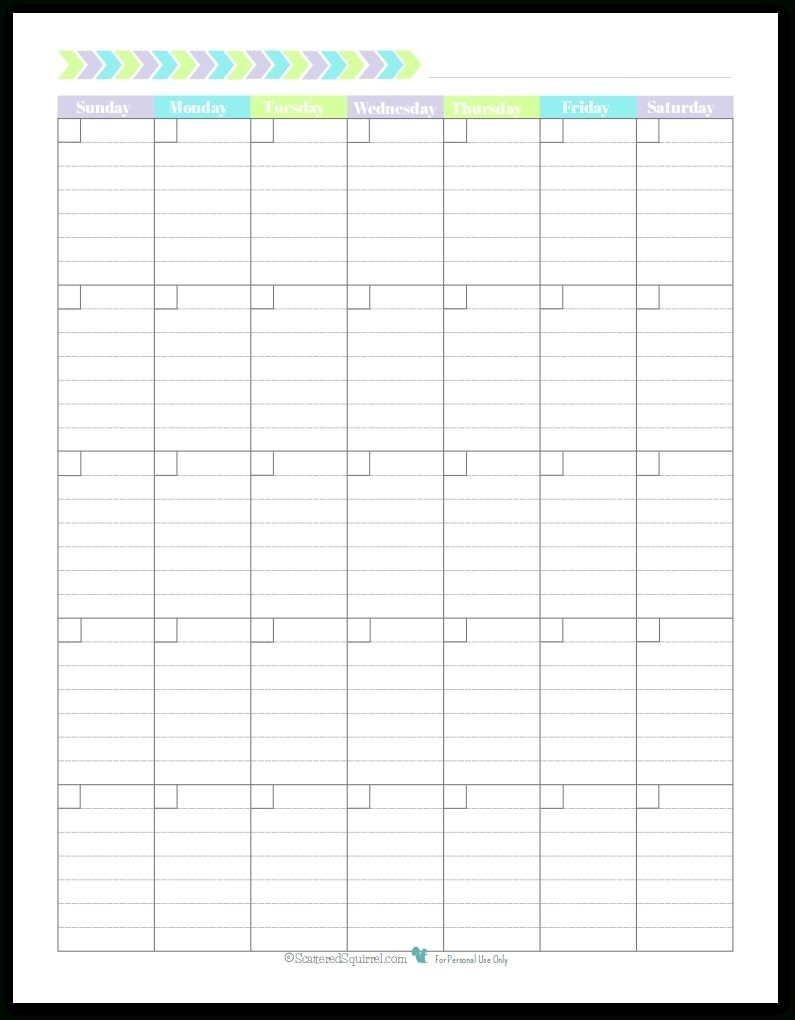 Perfect Blank Lined Monthly Calendar Template In 2020