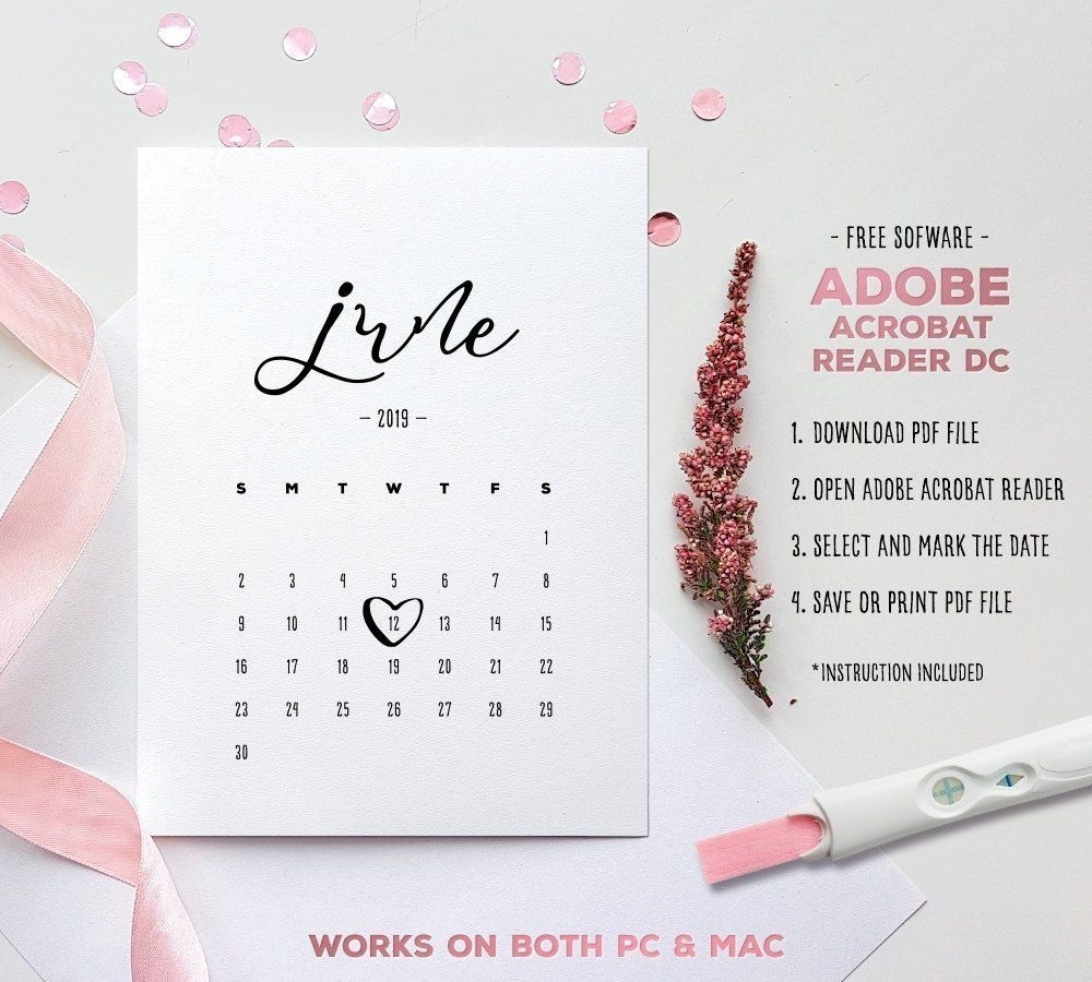 Perfect Printable Baby Due Date Calendar In 2020 | Baby Due