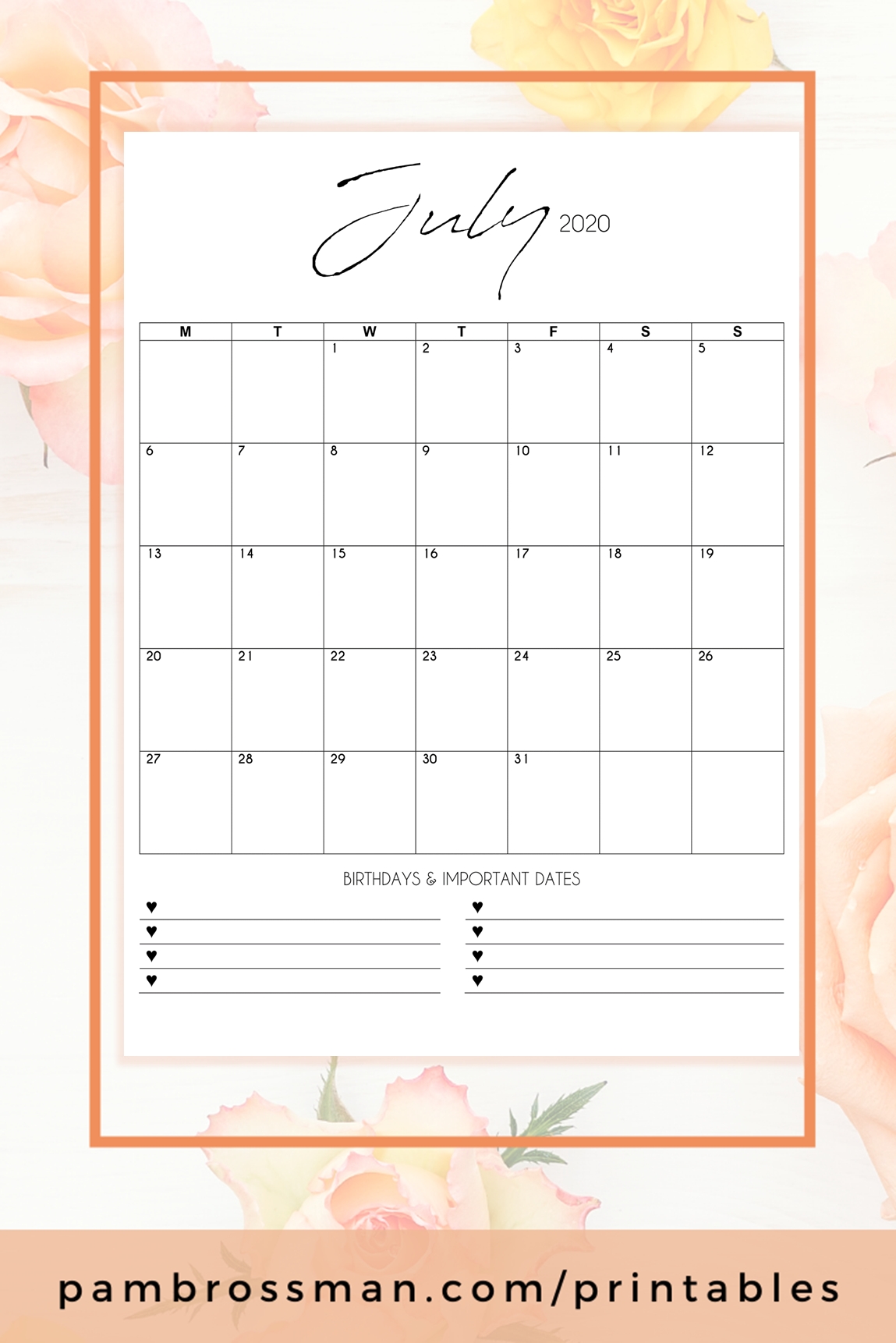 Pin On 2021 Free Printable Calendars &amp; Canva Templates