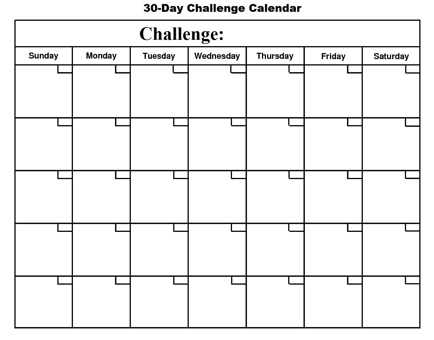 Printable 30 Day Calendar - Printable 360 Degree | Monthly